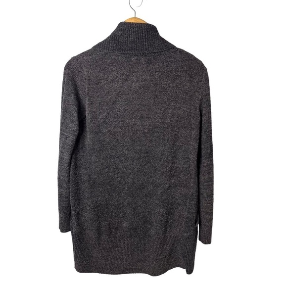 Barefoot Dreams The Cozy Chic Lite Circle Cardigan Size XS/S Black Gray - Picture 5 of 8